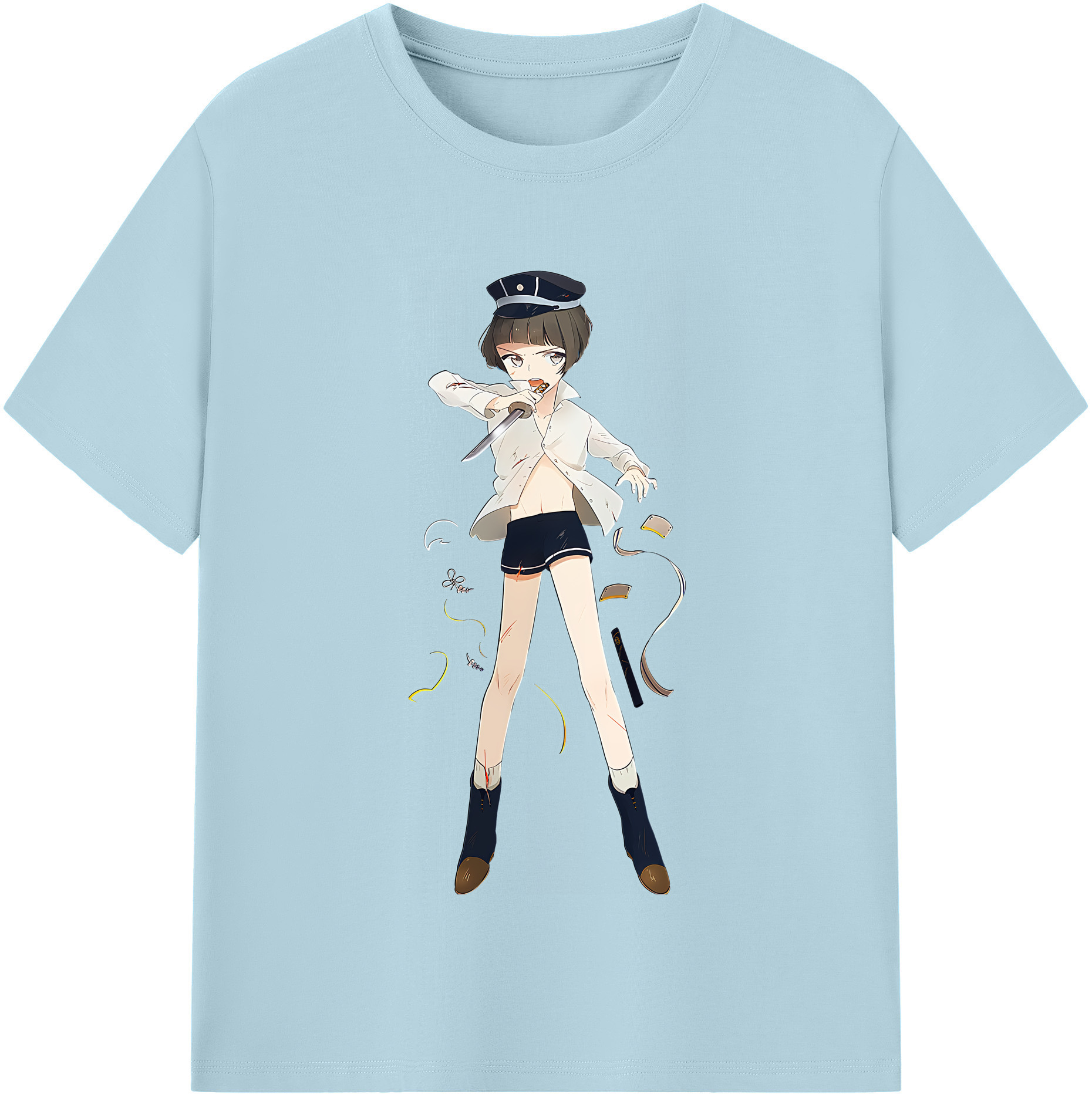 （画像用） 刀剣乱舞 Touken Ranbu 綿100％半袖Tシャツ（フロントプリント）